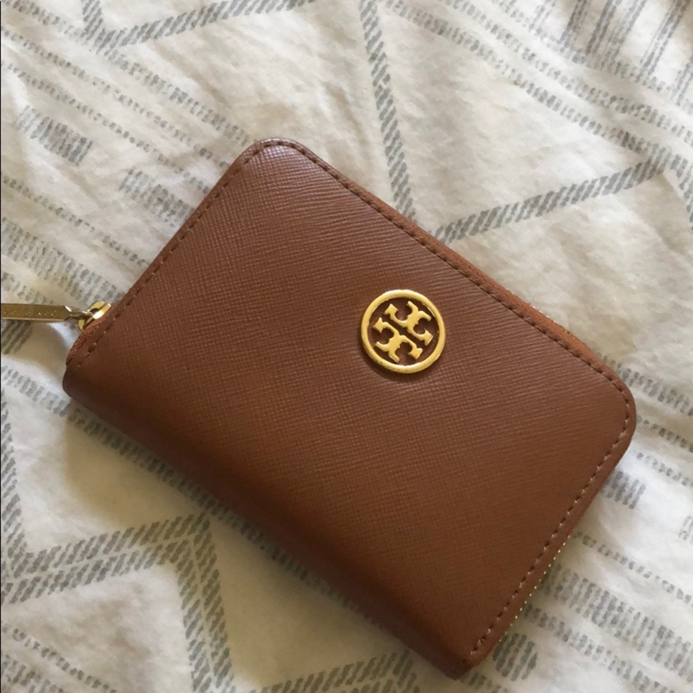 Authentic Tory burch card/key wallet
